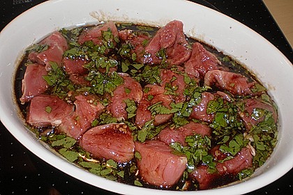 Marinierte Lendchen - Spie&szlig;e 2