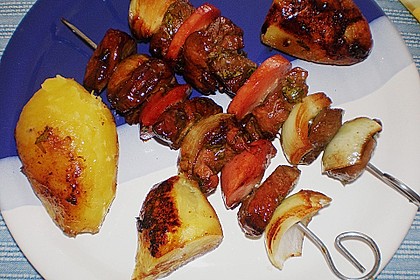 Marinierte Lendchen - Spie&szlig;e 4