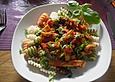 Tintenfisch mit getrockneten Tomaten
