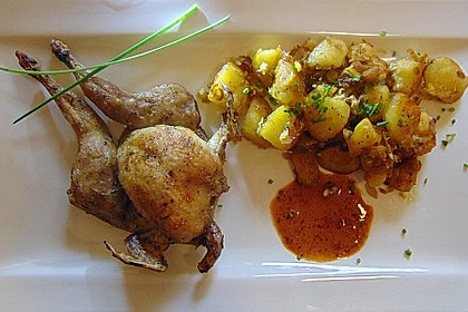 Gebratene Wachteln 1