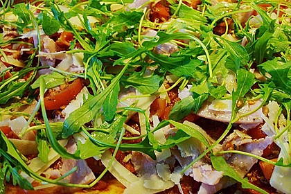Rucola - Pizza mit Parmaschinken 20