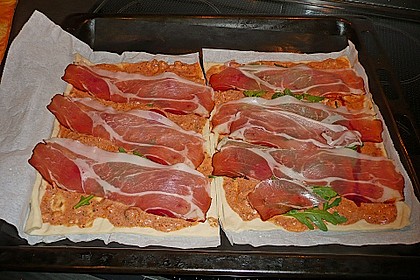 Rucola - Pizza mit Parmaschinken 25