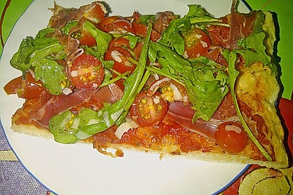 Rucola - Pizza mit Parmaschinken 31