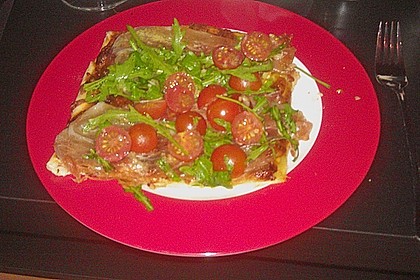 Rucola - Pizza mit Parmaschinken 32