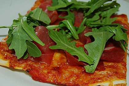 Rucola - Pizza mit Parmaschinken 33