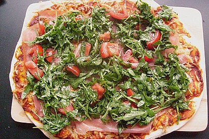 Rucola - Pizza mit Parmaschinken 34