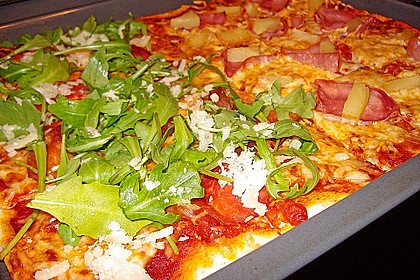 Rucola - Pizza mit Parmaschinken 37