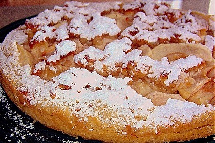 Apfel - Marzipan - Tarte