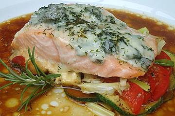 Lachs vom Grill