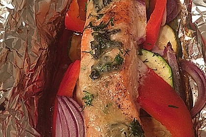 Lachs vom Grill 9