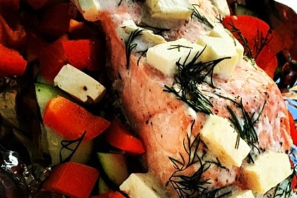 Lachs vom Grill 1