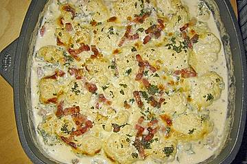 Blumenkohl - Käse - Gratin
