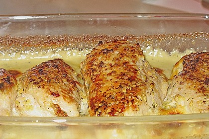 H&auml;hnchenbrust in Honig - Senf So&szlig;e 4