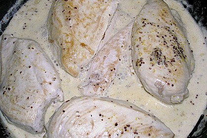 H&auml;hnchenbrust in Honig - Senf So&szlig;e