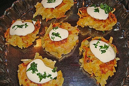 K&uuml;rbis - Kartoffel - Puffer 1