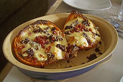Gebackener K&uuml;rbis mit Mascarpone