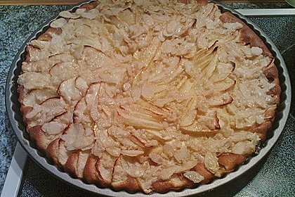 Apfeltarte mit Mandelguss