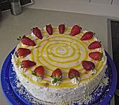 Erdbeer - Eierlik&ouml;r - Torte (Bild)