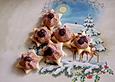 Gew&uuml;zsterne mit Schoko - Baiser
