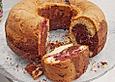 Marmor - Eierlik&ouml;r - Kuchen mit Kirschen und Nougat