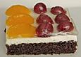 Blechkuchen mit Mandarinen und Schmand