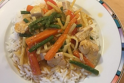 Thai Curry Erdnuss - Kokos - Hühnchen 28