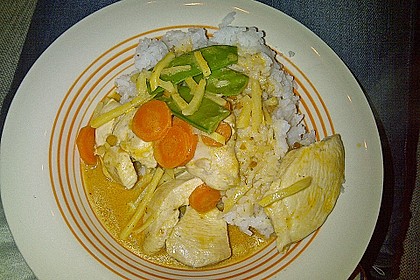 Thai Curry Erdnuss - Kokos - Hühnchen 57