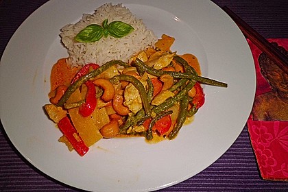 Thai Curry Erdnuss - Kokos - Hühnchen 20