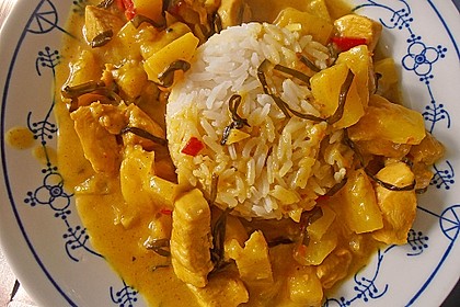 Thai Curry Erdnuss - Kokos - Hühnchen 22