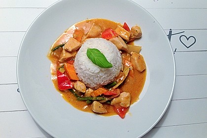 Thai Curry Erdnuss - Kokos - Hühnchen 2