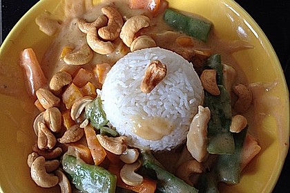 Thai Curry Erdnuss - Kokos - Hühnchen 29