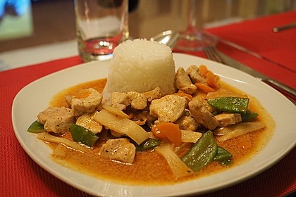 Thai Curry Erdnuss - Kokos - Hühnchen 17