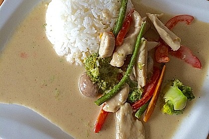 Thai Curry Erdnuss - Kokos - Hühnchen 19