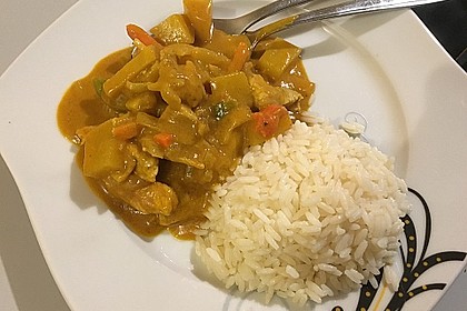 Thai Curry Erdnuss - Kokos - Hühnchen 61
