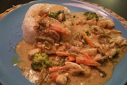 Thai Curry Erdnuss - Kokos - Hühnchen 32