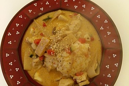 Thai Curry Erdnuss - Kokos - Hühnchen 46