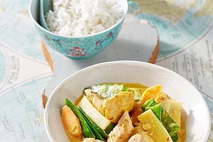 Thai Curry Erdnuss - Kokos - Hühnchen 1