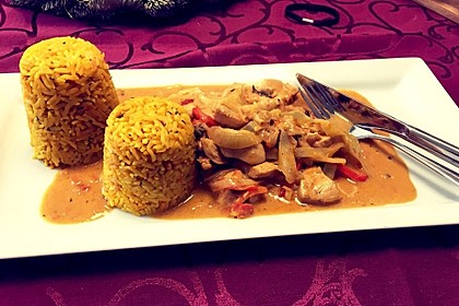 Thai Curry Erdnuss - Kokos - Hühnchen 55