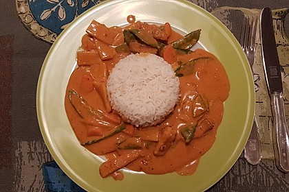 Thai Curry Erdnuss - Kokos - Hühnchen 56