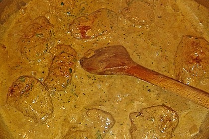 Schweinemedaillons in Pfefferrahmsauce 10