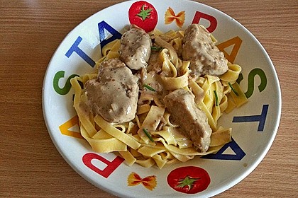 Schweinemedaillons in Pfefferrahmsauce 7