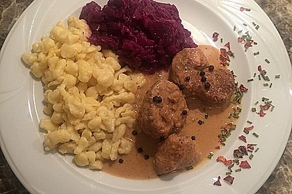 Schweinemedaillons in Pfefferrahmsauce 8