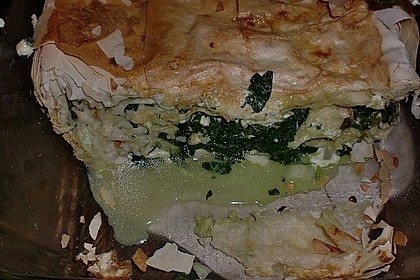 Orientalische Pastete mit Spinat und Schafskäse 7