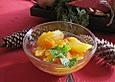 Weihnachtlicher Orangensalat