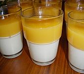Milchflan mit Orange (Bild)