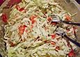 Wei&szlig;krautsalat mit Paprika