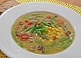 Bohnen - Maissuppe mit Fleischb&auml;llchen