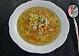 Gem&uuml;sesuppe mit zartem H&uuml;hnerfleisch