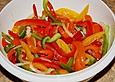 Paprika - Zwiebel - Salat