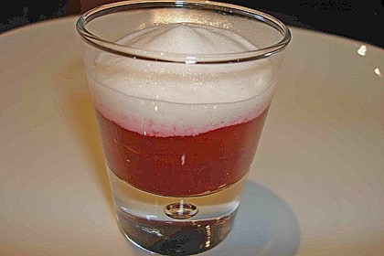 Rote Bete - Himbeer - Mus mit Parmesanchip 1